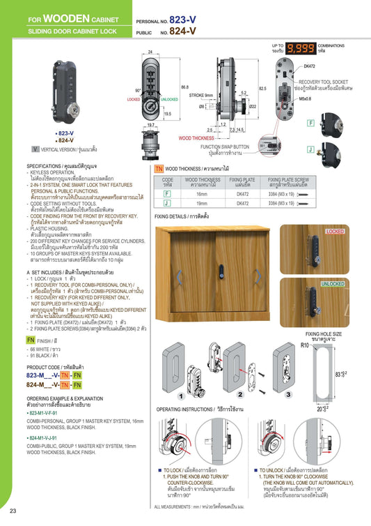 Khóa 4 Số - Cửa Lùa