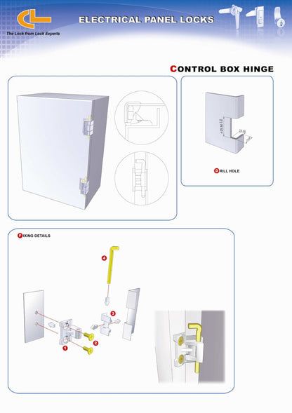 Khoá Bản Lề Tủ Điện