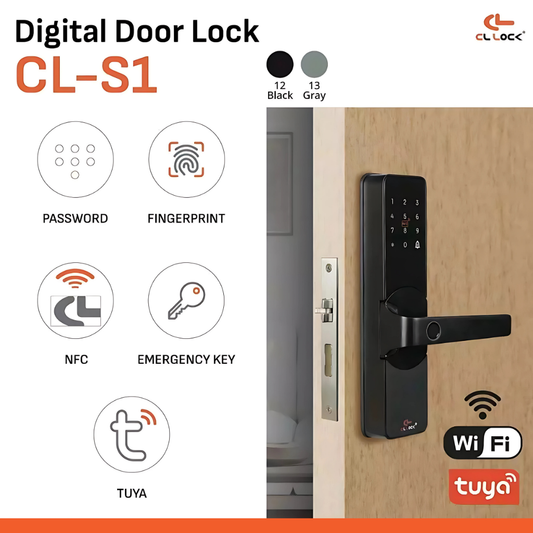 CL-S1 – Khóa cửa điện tử bán tự động