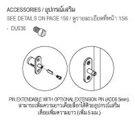 Khóa Nhấn Cửa Lùa - Chìa Xếp
