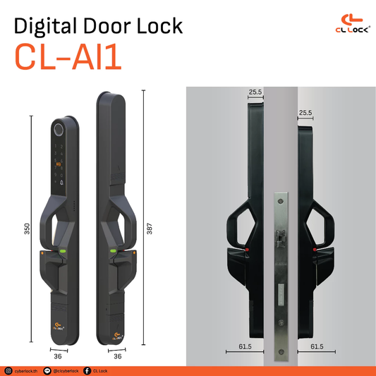 Khóa cửa điện tử CL-AI1 của CL Lock